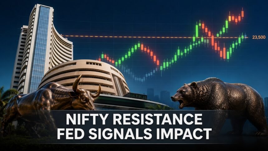 Nifty resistance 23,300–23,500