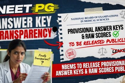 NEET PG Answer Key Transparency