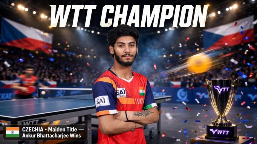 Ankur Bhattacharjee Maiden WTT Singles Title